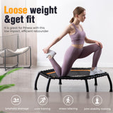 Zupapa 300LBS 40"/45" Fitness Trampoline with Adjustable Bar