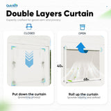 Quictent 10'x30' Party Tent with 6 Mesh Windows