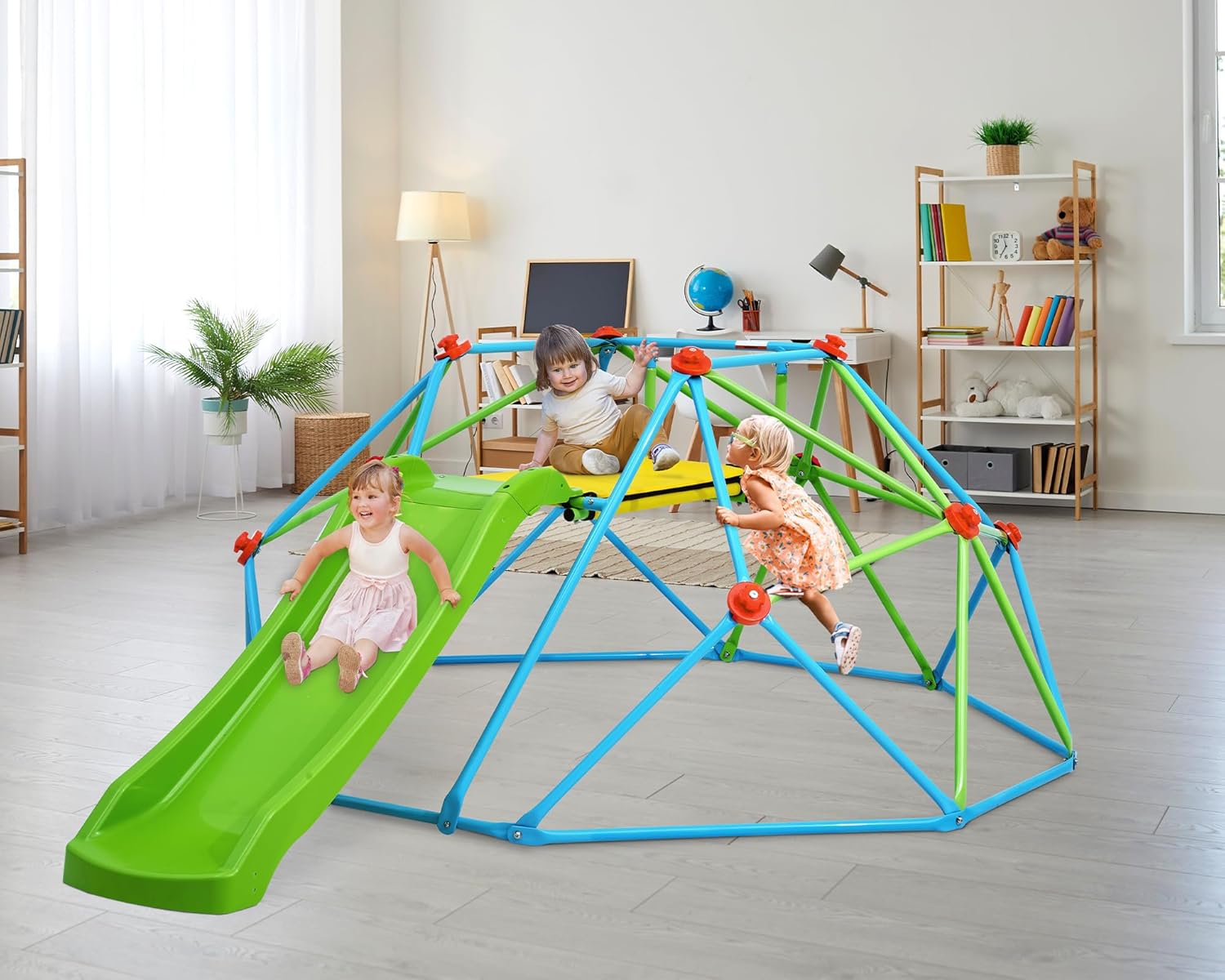 Zupapa 8FT 440LBS Climbing Dome with Slide