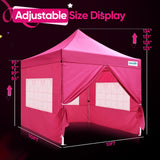 Quictent 10'x10' Heavy Duty Pop Up Canopy with Sidewalls