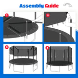 ORCC Replacement Safety Net for 10-16FT Trampoline