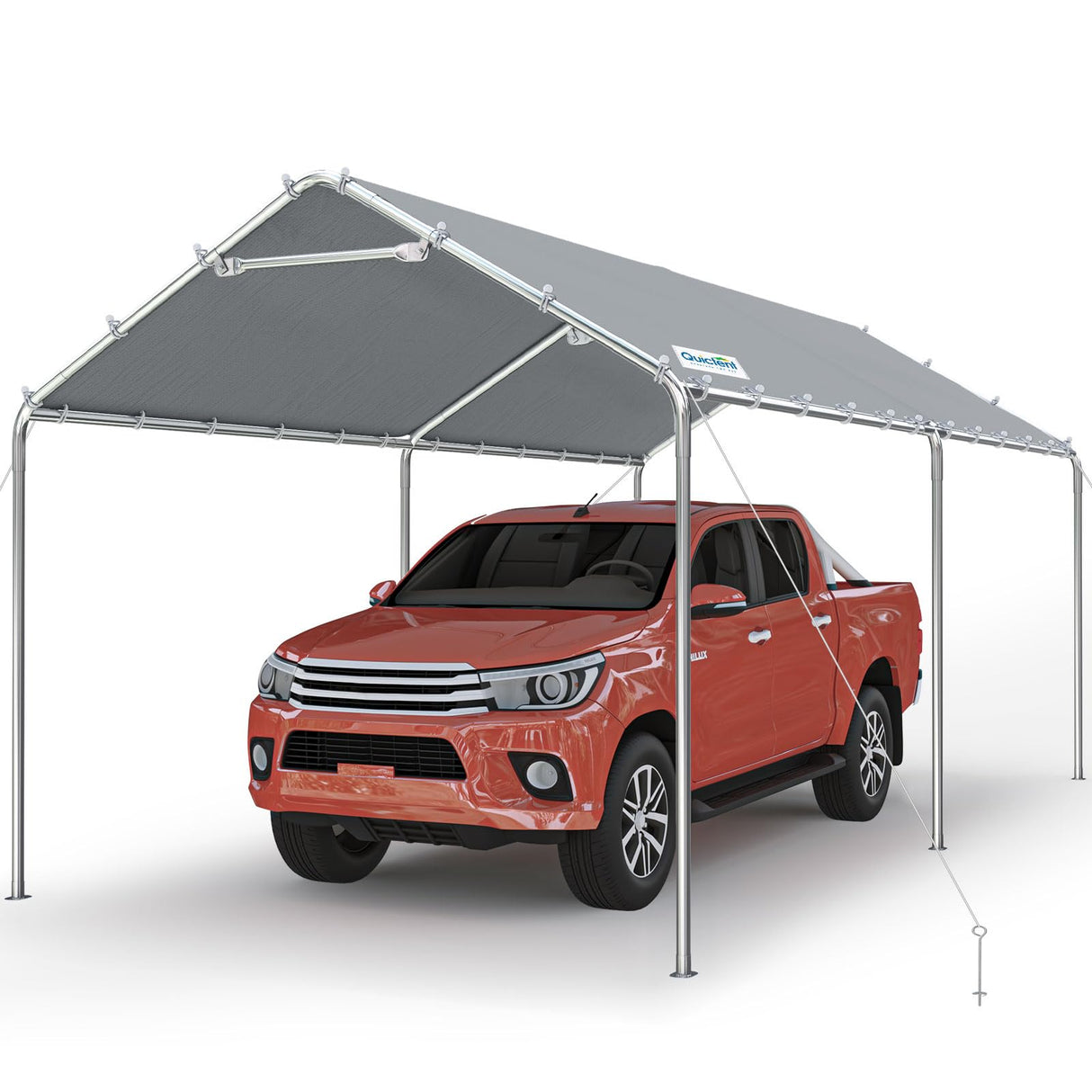 Quictent 10'x20' Galvanized Steel Carport Canopy