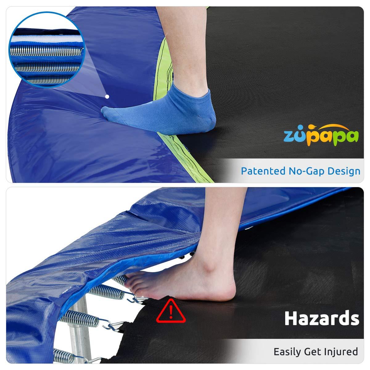 No gap design trampoline