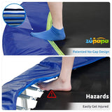 No gap design trampoline