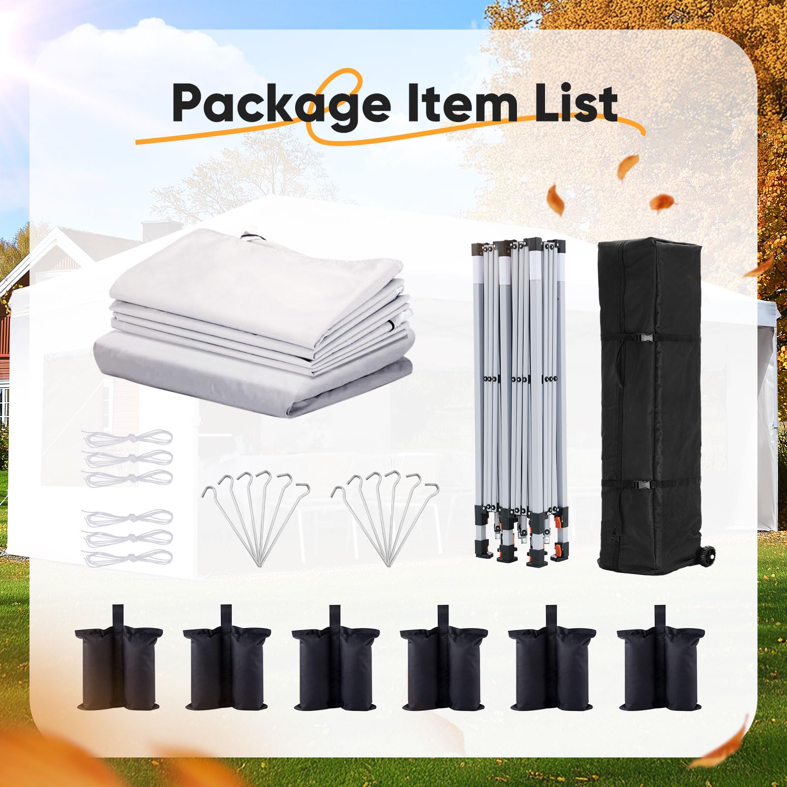 Quictent 10'x20' Pop-Up Canopy Tent
