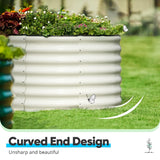 Quictent 8'x4'x2' Oval Raised Garden Bed Kit