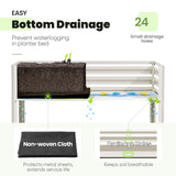 KING BIRD 48'×24"×56" Raised Garden Bed (400LBS) - Beige