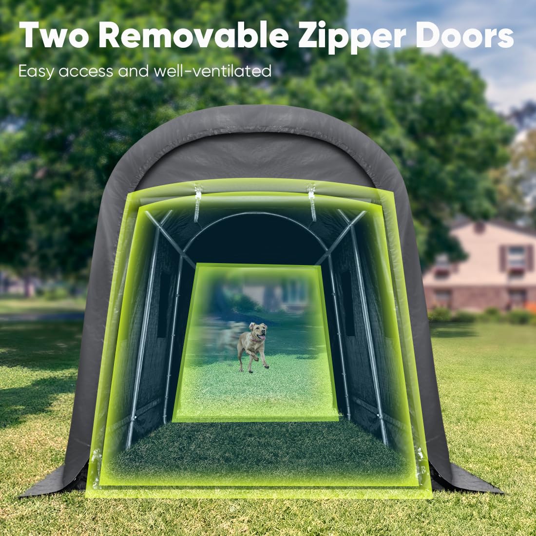 MAXLEAD 7x12 ft Shelter Storage Shed