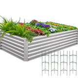 Quictent 8'x4'x2' Tall Raised Garden Bed