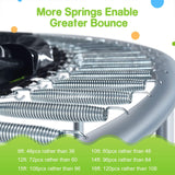 Zupapa 1500LBS 10-16FT No-Gap Design Trampoline with Non-Slip Ladder