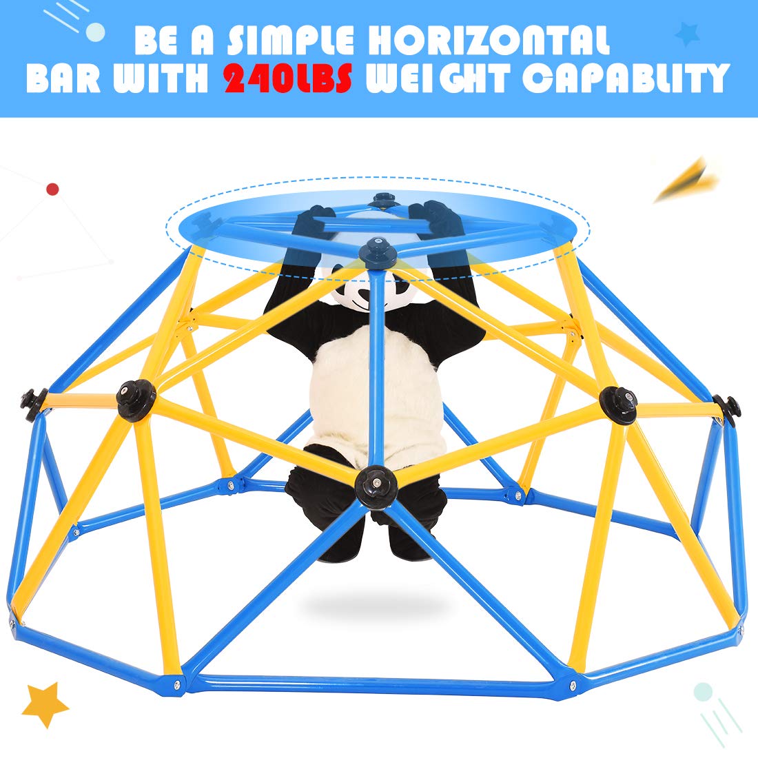 Zupapa 6FT Decagonal Dome Climber - Blue