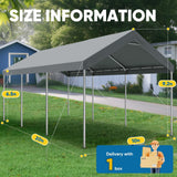 Quictent 10'x20' Reinforced Carport with Hanging Edge