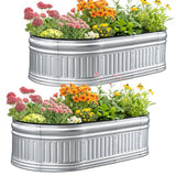 KING BIRD 47"x24"x24" Roman Column Garden Bed