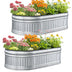 KING BIRD 47"x24"x24" Roman Column Garden Bed