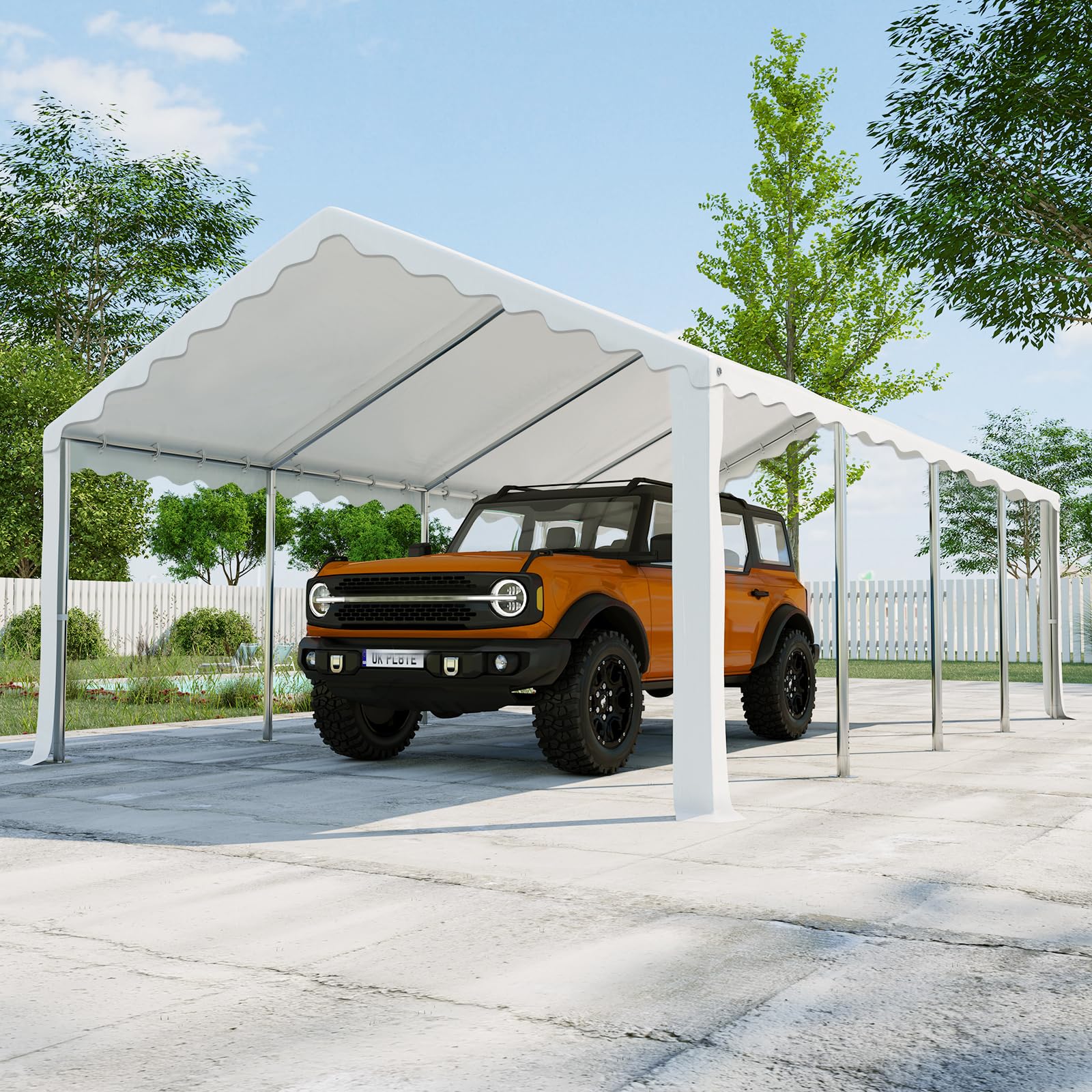 Quictent 13'x26' Galvanized Party Tent