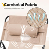 MAXLEAD HOME 5-Position Beach Chaise with Face Cradle (350LBS)