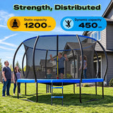 ORCC by MaxLead 1200LBS Outdoor Trampoline with Net