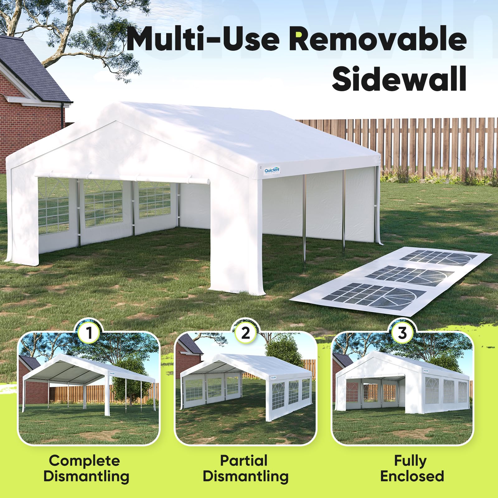 Quictent 20'x20' Heavy Duty Party Tent