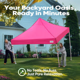 Quictent 10'x10' Heavy Duty Pop Up Canopy with Sidewalls