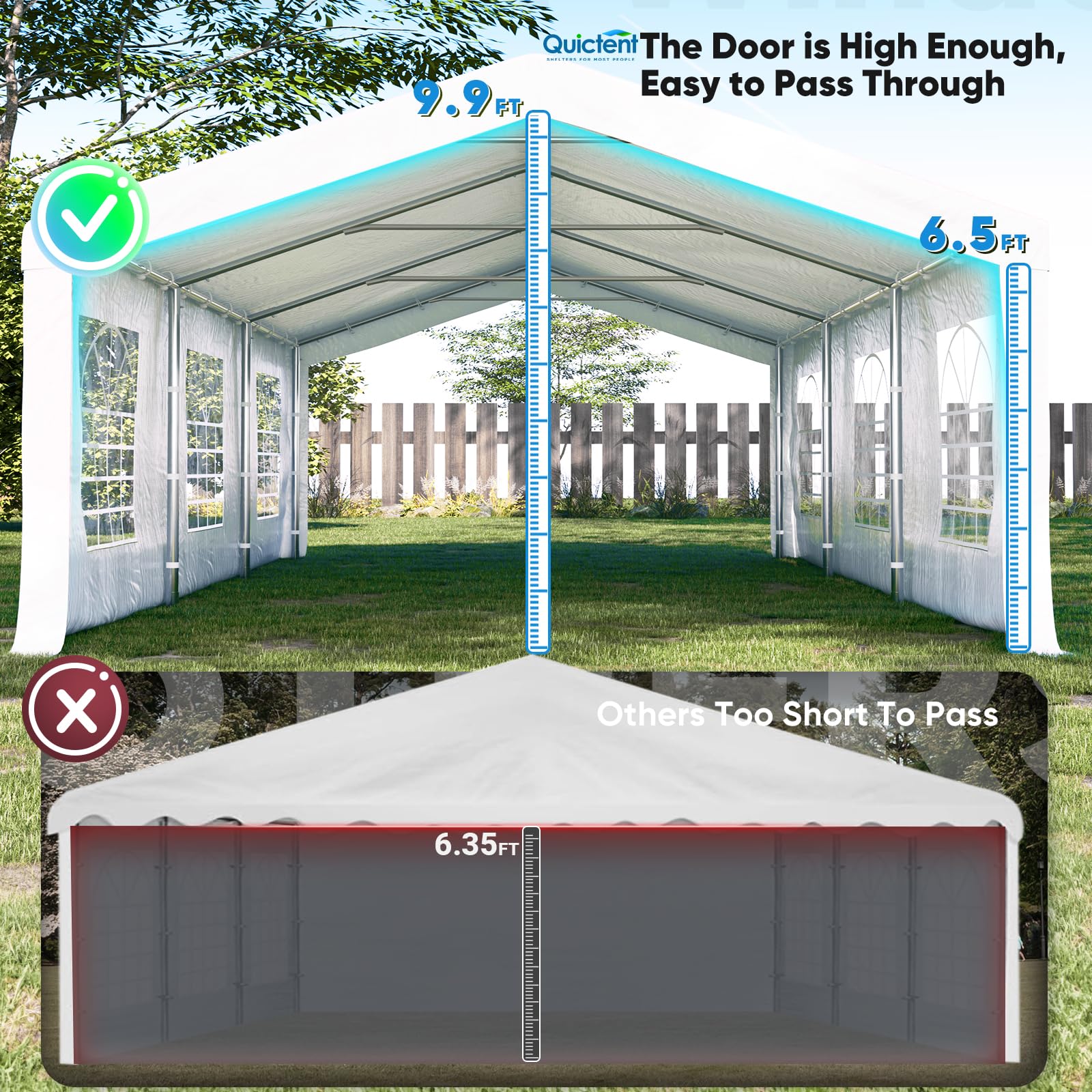 Quictent 20'x20' Heavy Duty Party Tent