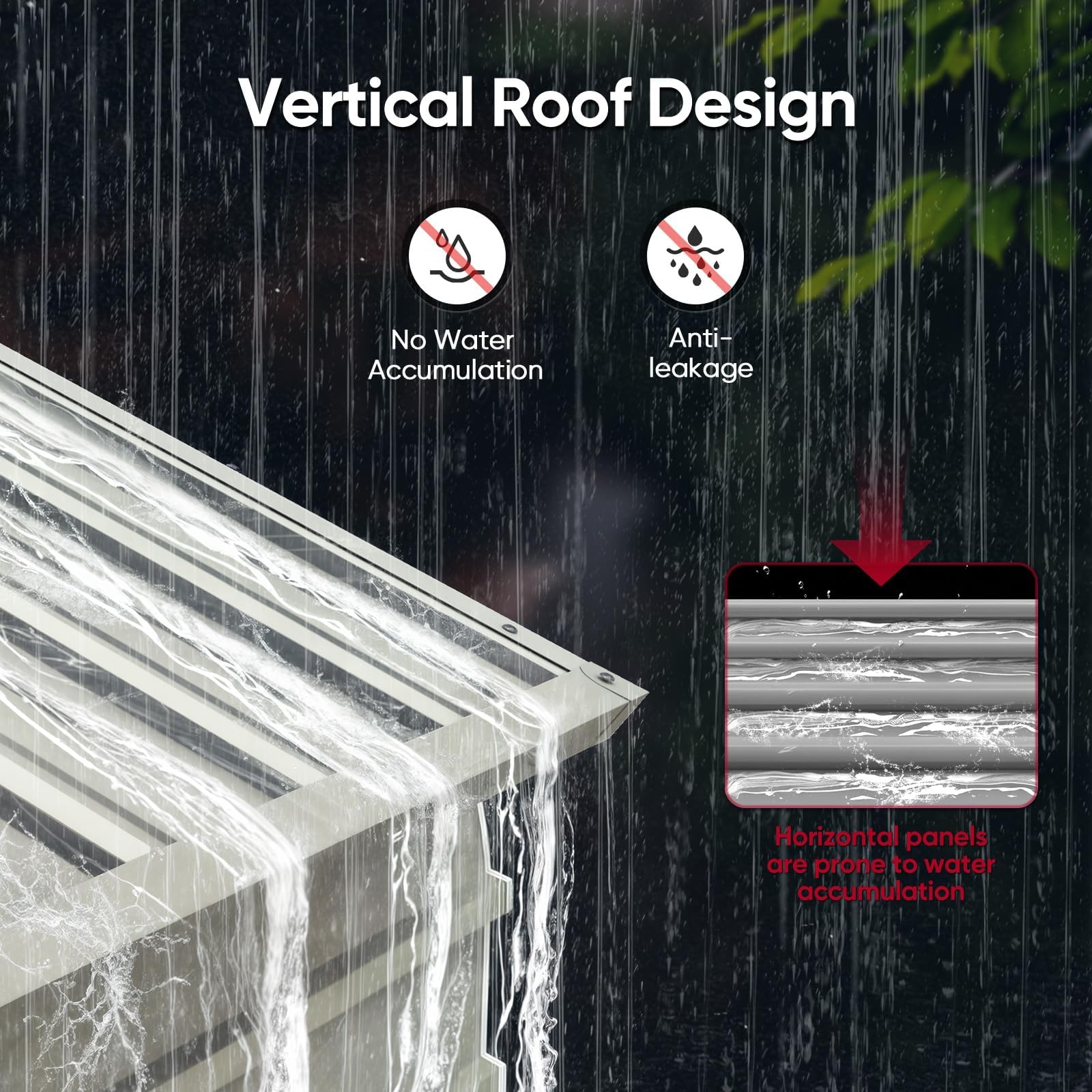 Quictent 12'x21' Vertical Roof Metal Carport