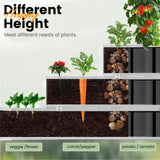 KING BIRD 46"x46"x23.6" 3-Tier Garden Bed