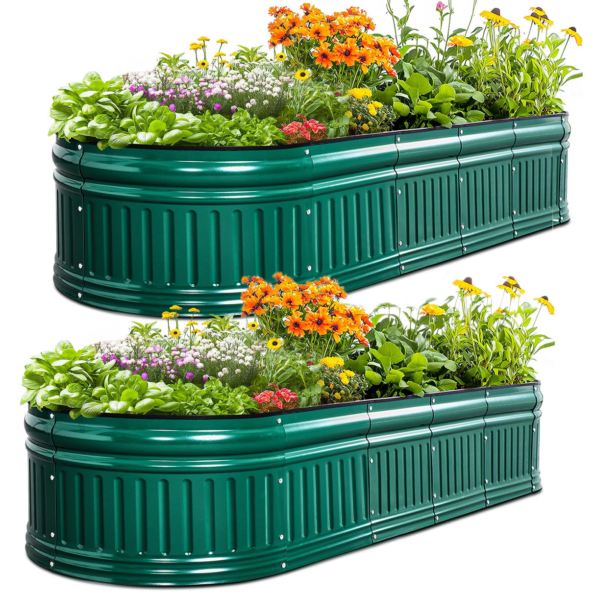 KING BIRD 71"x24"x24" Roman Column Garden Bed
