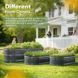 KING BIRD 94"x24"x24" Roman Column Garden Bed