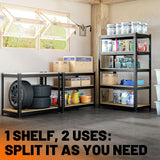 MAXLEAD 60" 2000LBS Wood Board Storage Shelves
