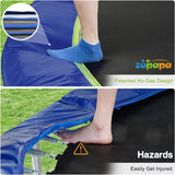 Zupapa 1500 LBS No-Gap Trampoline with Safety Net