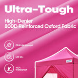 Quictent 10'x10' Heavy Duty Pop Up Canopy with Sidewalls