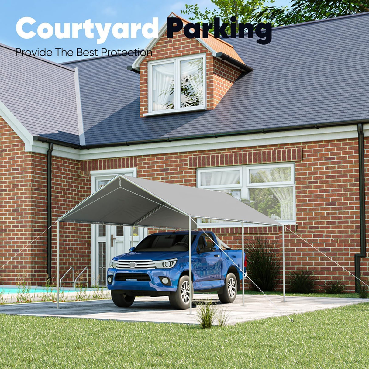 Quictent 10'x15' Heavy Duty Carport