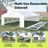 Quictent 16'x32' Heavy Duty Party Tent with Storage