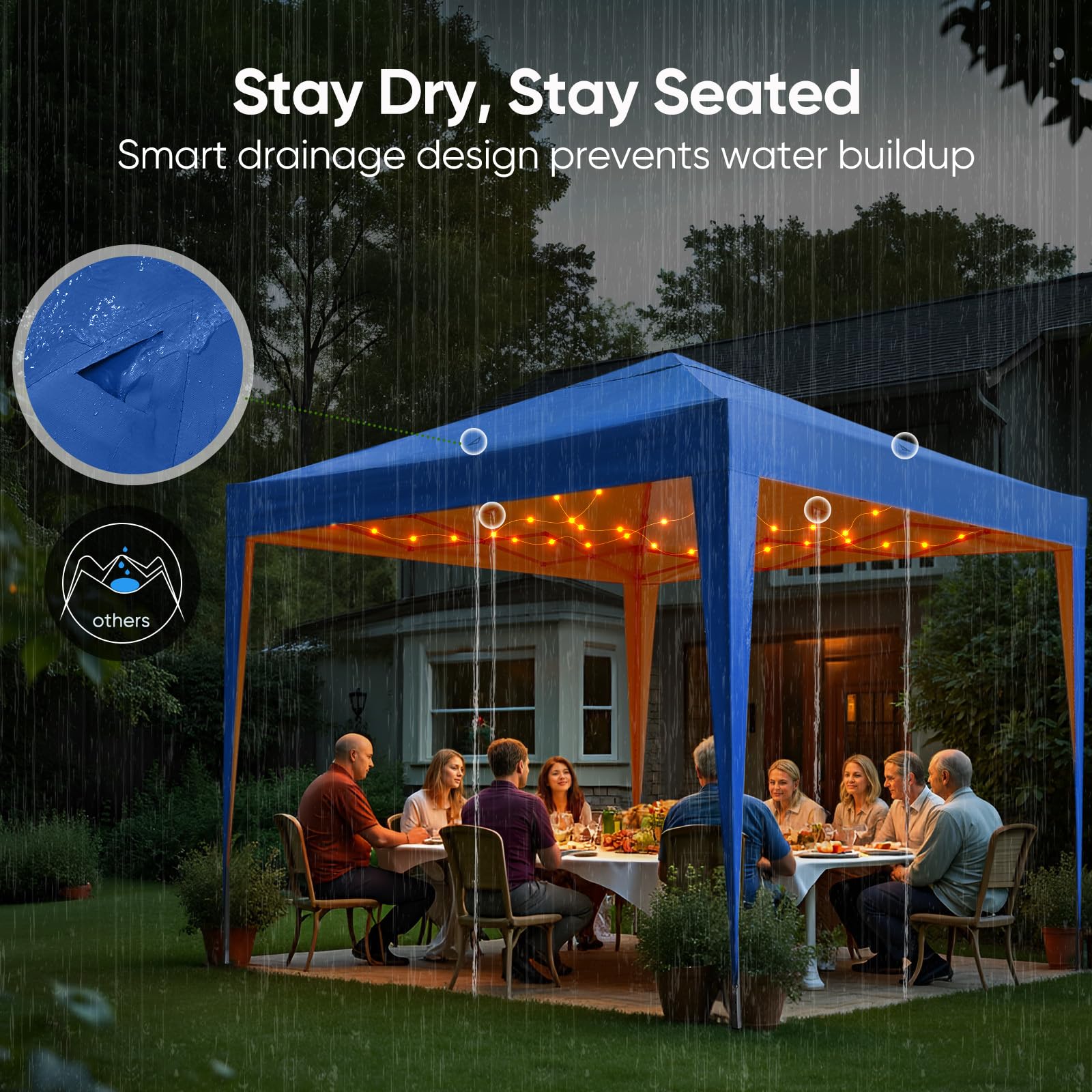 Quictent 10'x10' Portable Gazebo with UV Protection