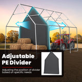 KING BIRD Heavy Duty Truck Storage Shed - Dark Gray