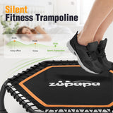 Zupapa 300LBS 40"/45" Fitness Trampoline with Adjustable Bar