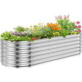 KING BIRD 8'x3'x2' Quick-Setup Garden Bed