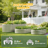 KING BIRD 8'x3'x2' Quick-Setup Garden Bed