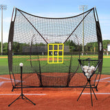 Zupapa 7'x7' Baseball Softball Practice Set