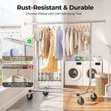 HOKEEPER 75"W 400LBS Adjustable Garment Rack