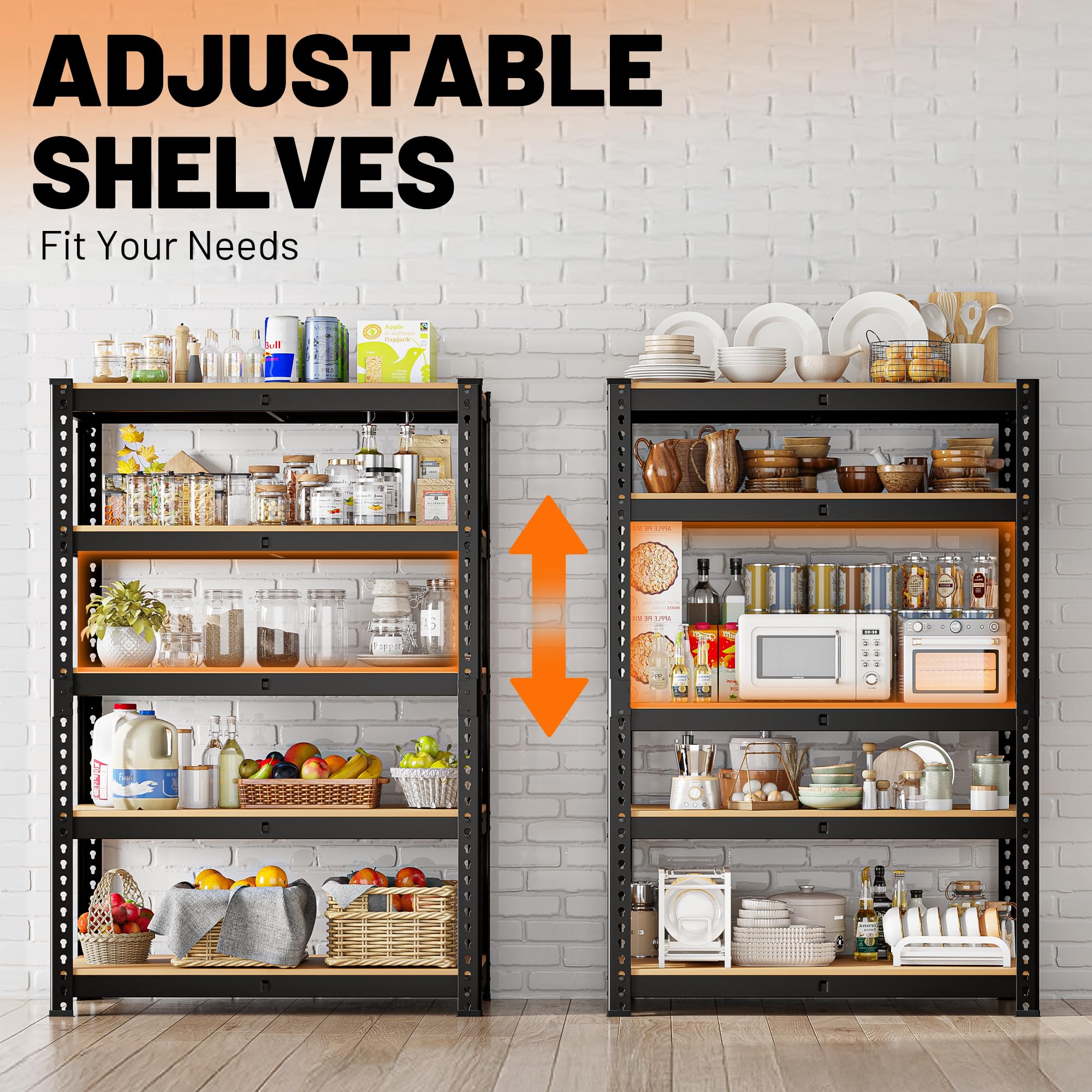 MAXLEAD 72" 2500LBS Heavy Duty Shelving Unit