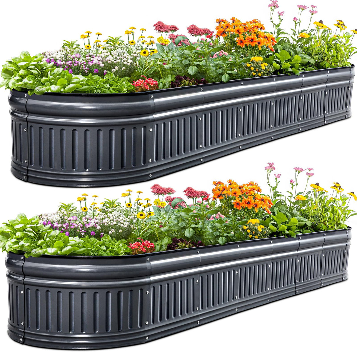 KING BIRD 94"x24"x24" Roman Column Garden Bed