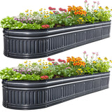 KING BIRD 94"x24"x24" Roman Column Garden Bed