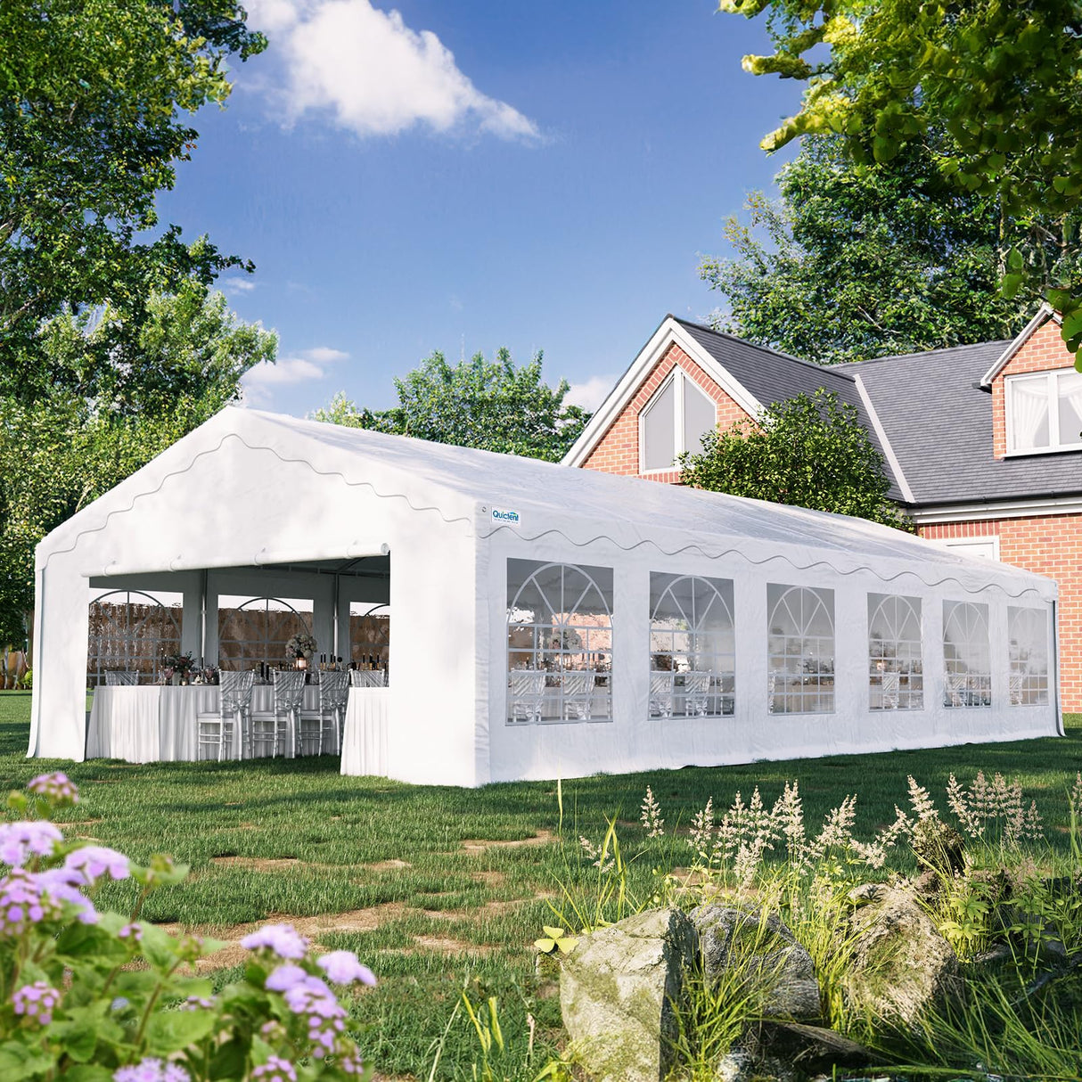 Quictent 20'x40'  Upgraded Galvanized Party Tent