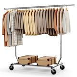 HOKEEPER 75"W 300LBS Adjustable Garment Rack