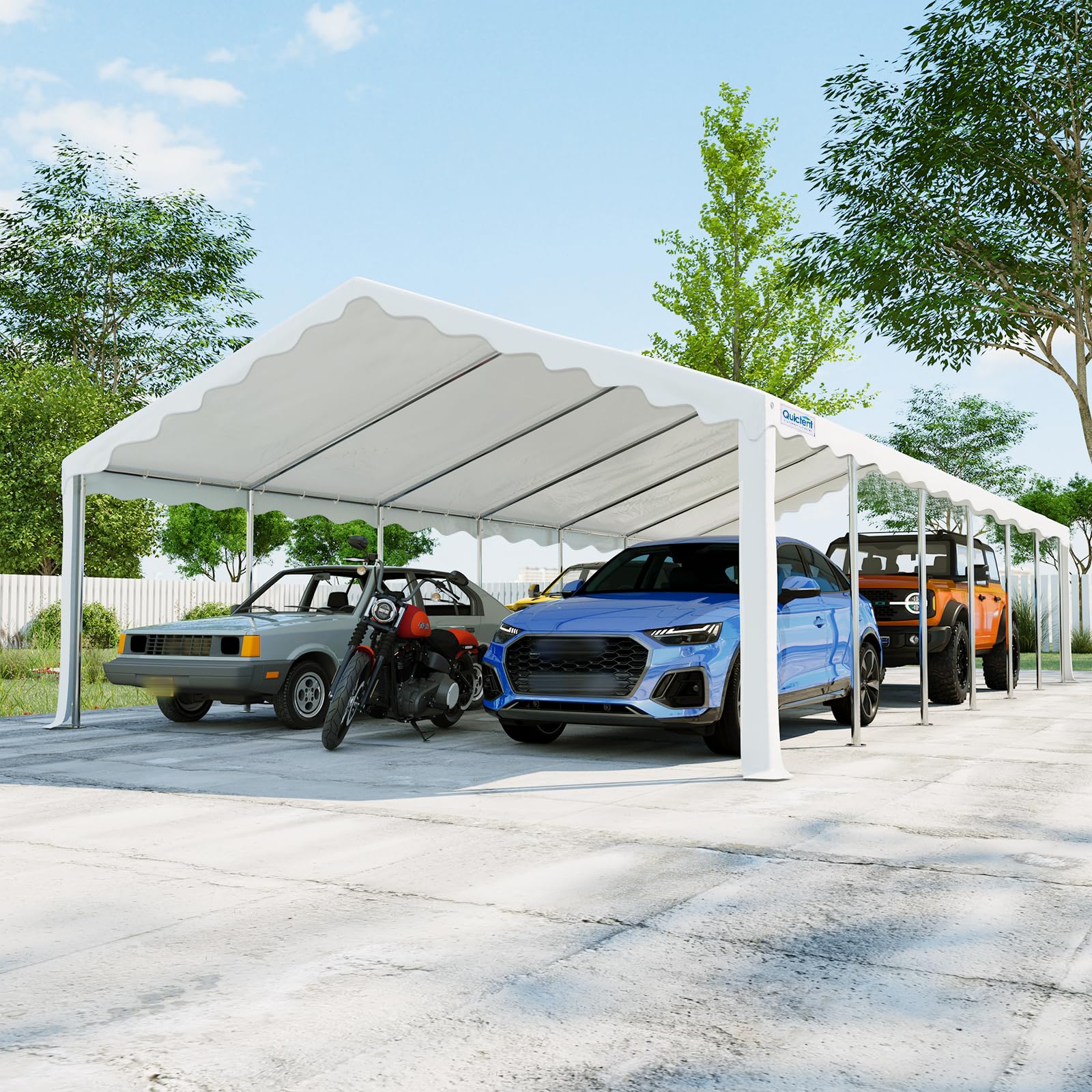 Quictent 20'x40'  Upgraded Galvanized Party Tent