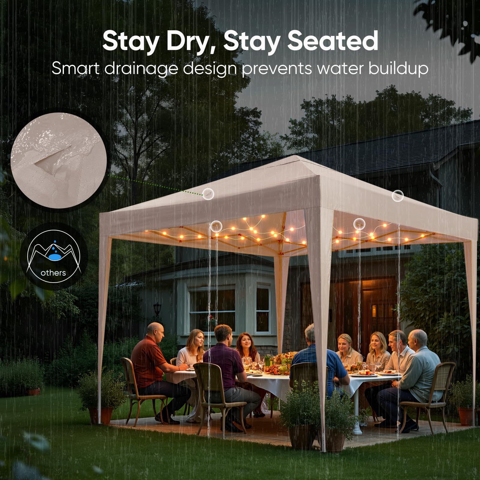 Quictent 10'x10' Basic Pop-Up Canopy Tent