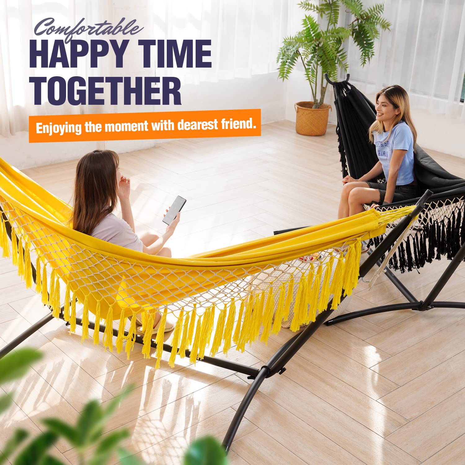 Zupapa 550LBS Hammock with Stand Set