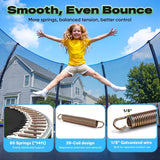 ORCC by MaxLead 1200LBS Outdoor Trampoline with Net