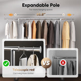 HOKEEPER 70.86"W Adjustable Garment Rack